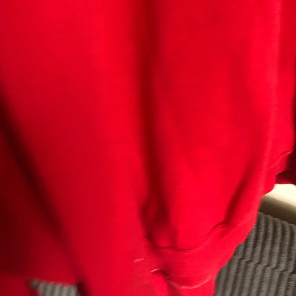 Men’s Red Polo-Style Top